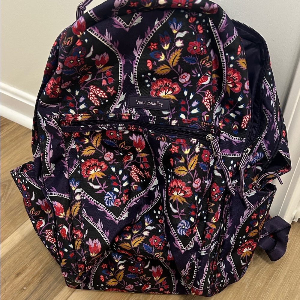 Vera Bradley Multicolor Floral Backpack - Full size